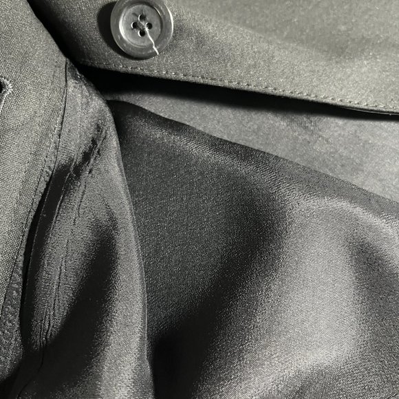 Ann Taylor Black Skirt with Buttons - Picture 6 of 6